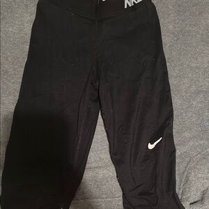 Nike Black Leggings with White Logo